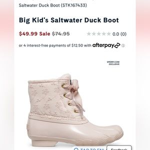 Big Kid's Saltwater Junior Duck Boot